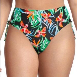 Ajustable Ruched Side Bikini Swimsuit Bottoms